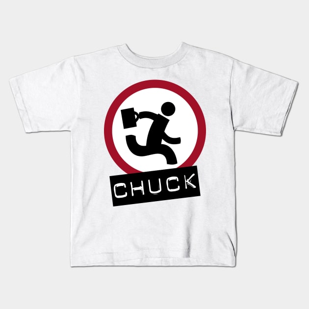 chuck Kids T-Shirt by seriefanatic